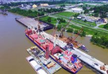 In April, the Port of South Louisiana commemorated the 25th anniversary of operations of its transshipment center, Globalplex Intermodal Terminal